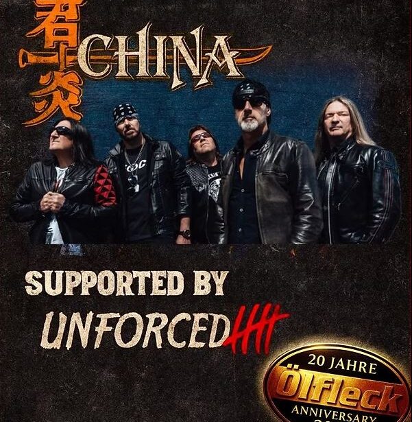 UNFORCED5 support von CHINA im Öelfleck-Fraunfeld